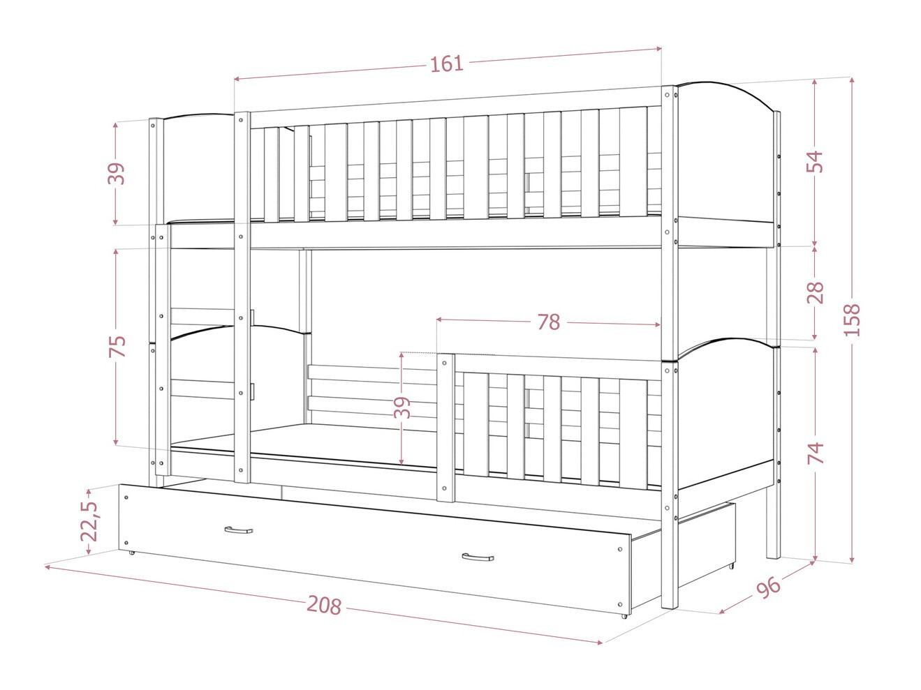 Litera Aurora 113 (Blanco)