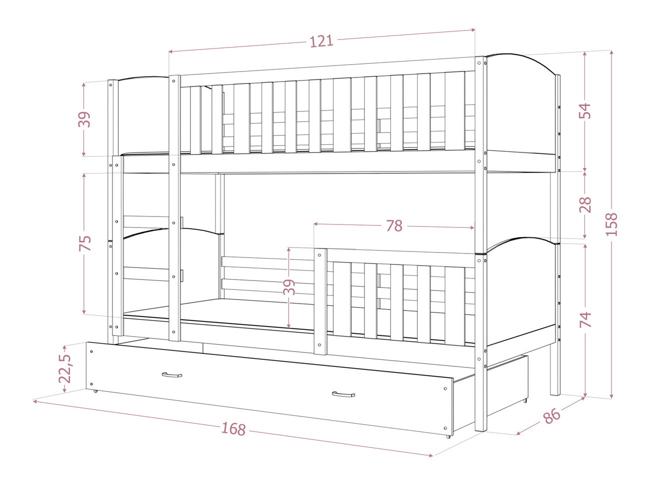 Litera Aurora 113 (Blanco)