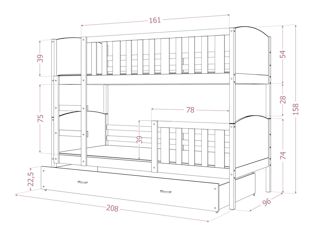 Litera Aurora 113 (Blanco)