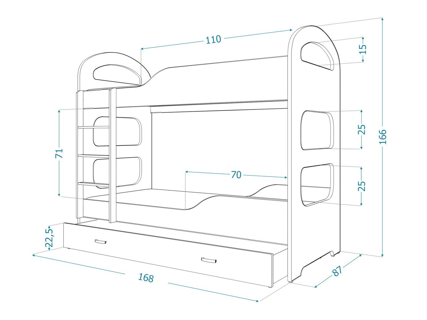Litera Aurora 114 (Azul)