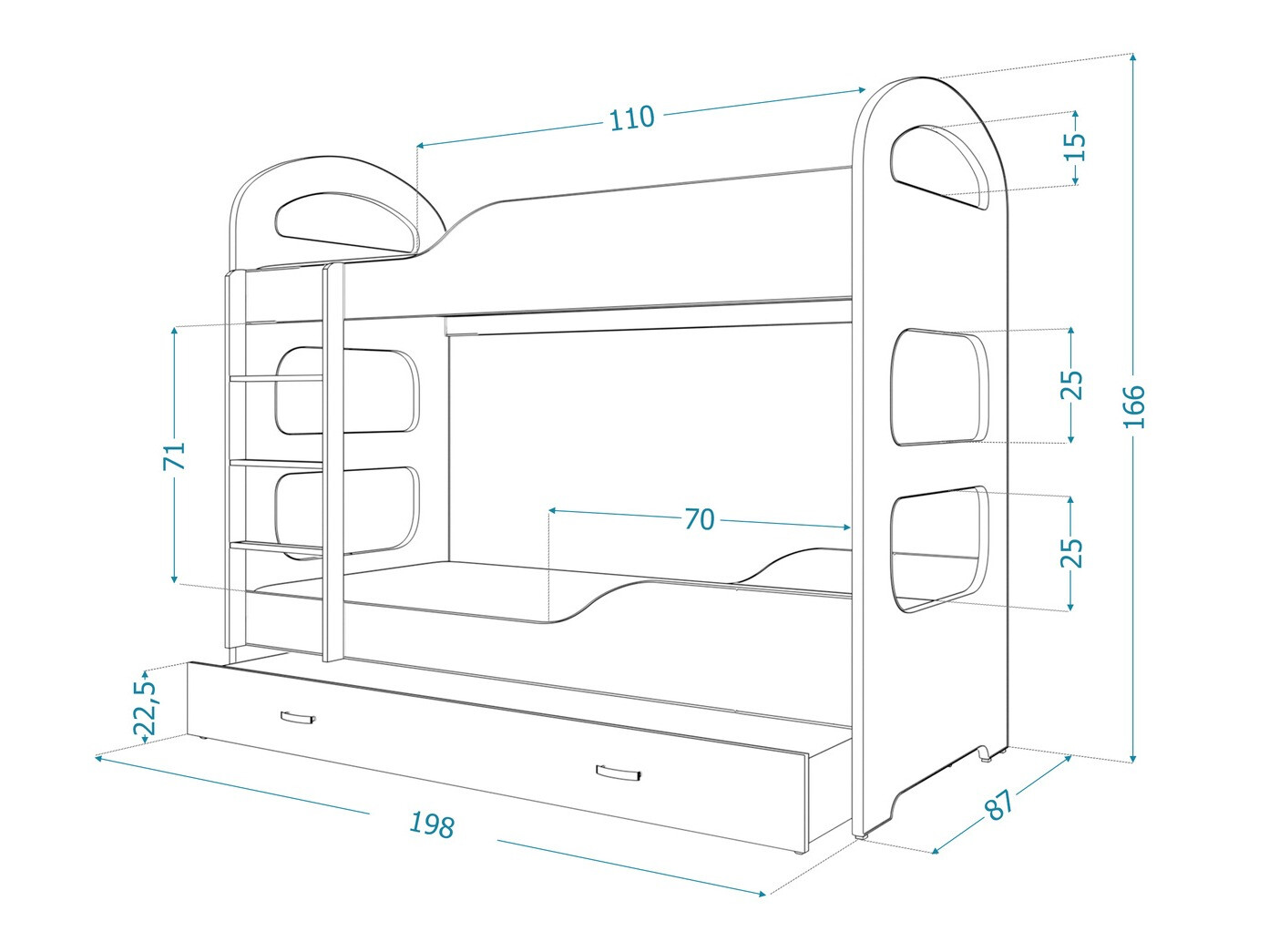 Litera Aurora 115 (Rosa)