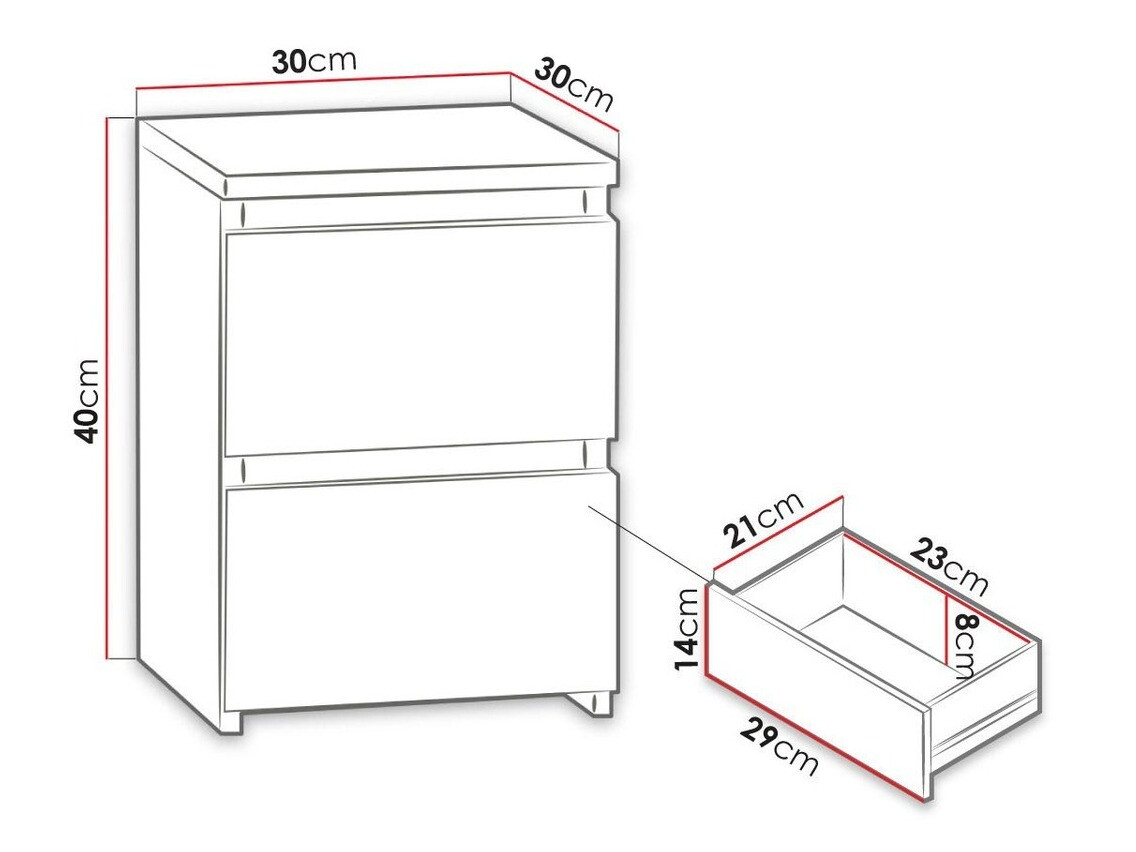 Mesilla de noche Memora