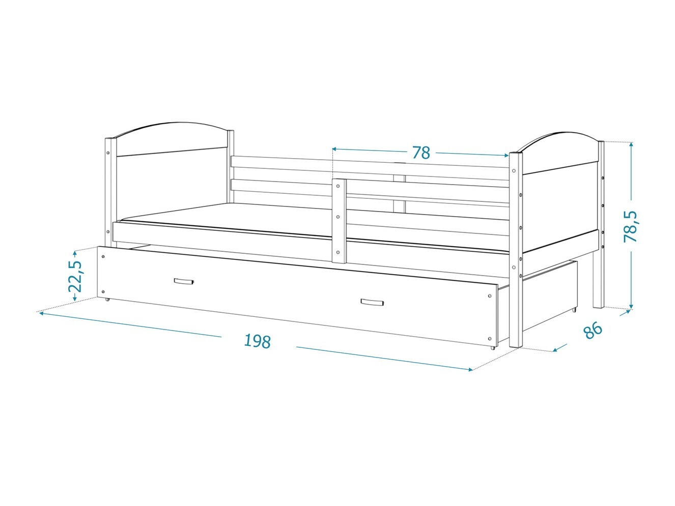 Cama Aurora 128