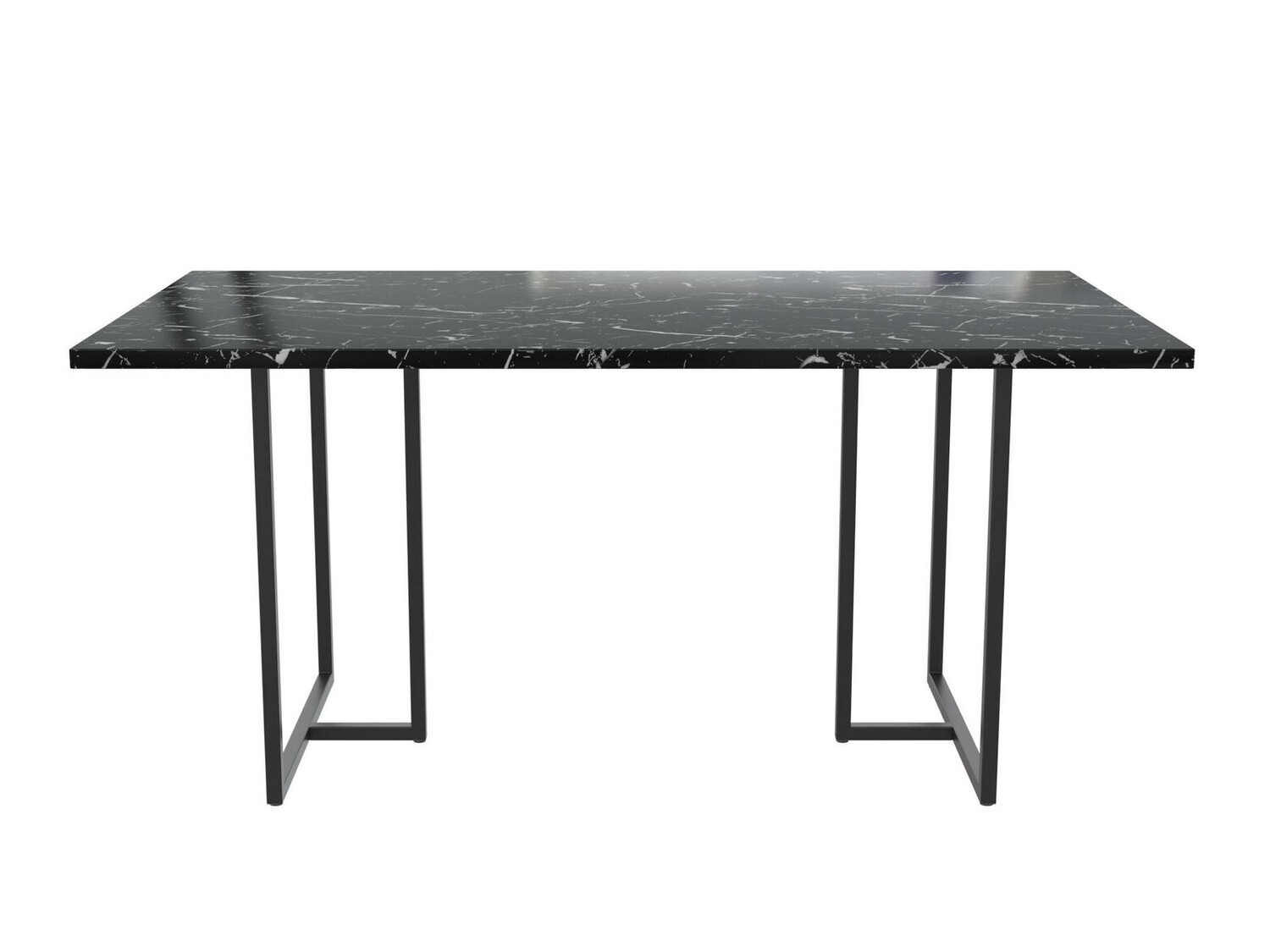 Mesa CosmoLiving by Cosmopolitan 122 (Negro + Mármol negro)