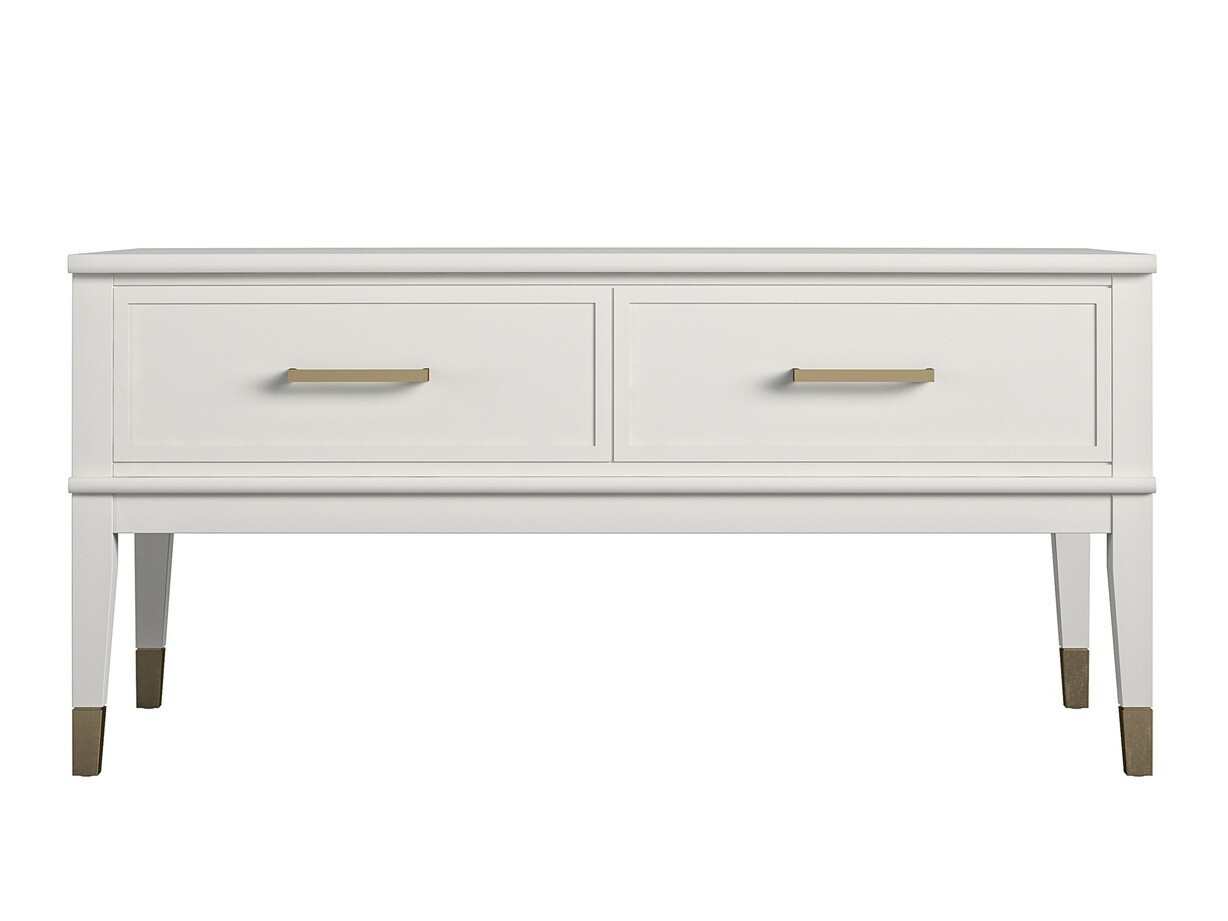 Mesa de centro convertible CosmoLiving by Cosmopolitan Belromu 105 (Blanco)