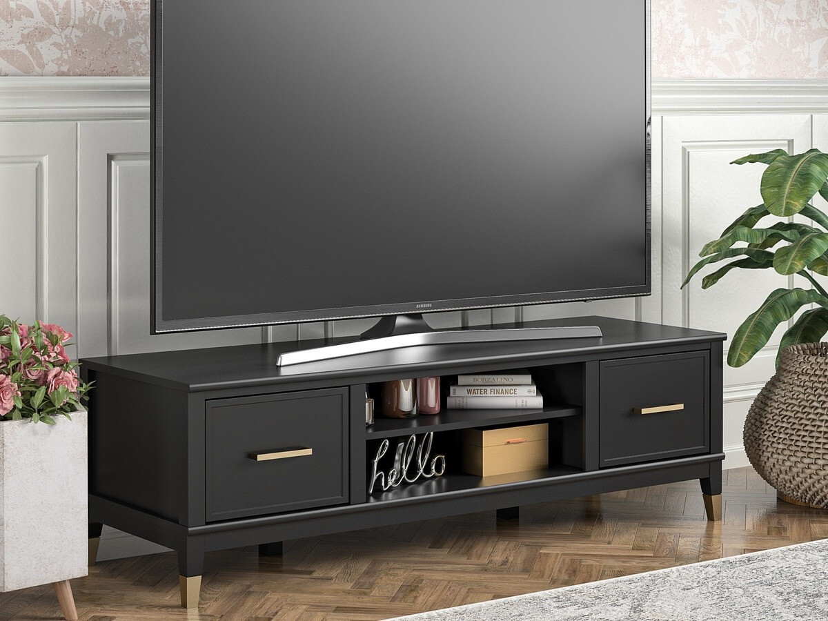 Mueble TV CosmoLiving by Cosmopolitan Belromu 103 (Negro)