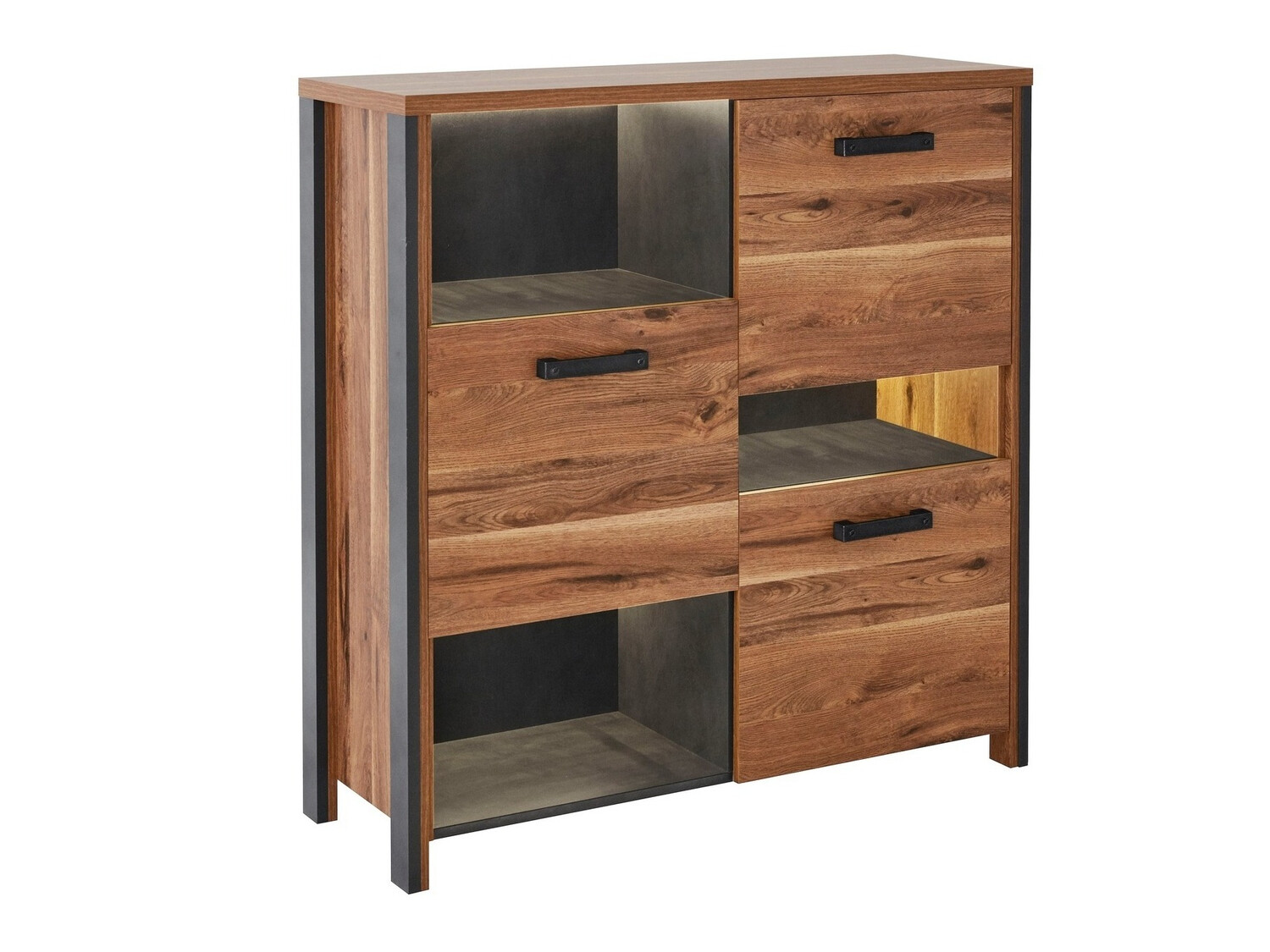Aparador Austin Y108 (Royal roble + Madera gris)