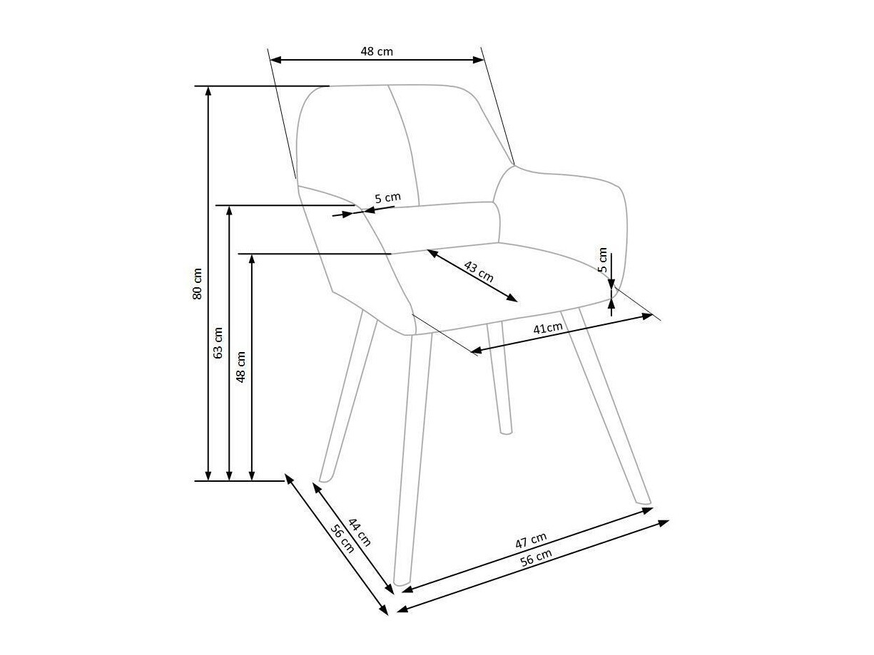 Silla Houston 581 (Gris)