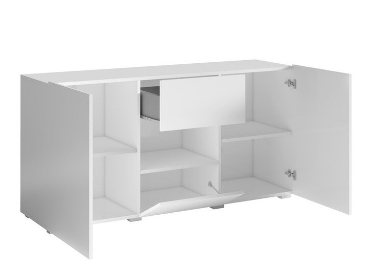 Conjunto de salón Austin V104 (Blanco brillante)