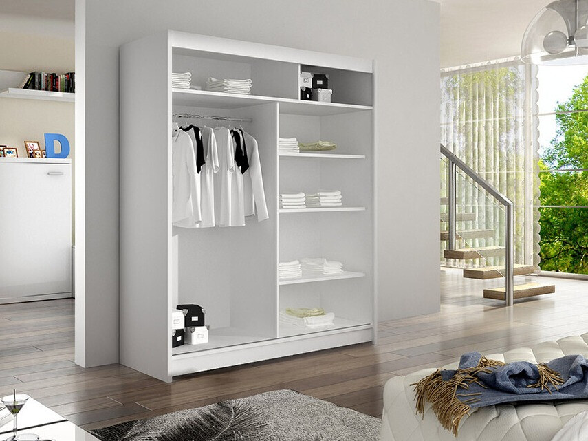 Armario Closico Vastor V (Negro + Roble Artisan)