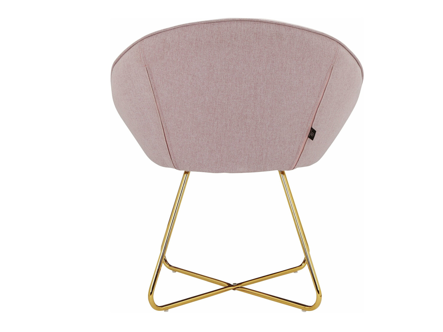 Sillón Denton 416 (Rosa claro + Dorado)