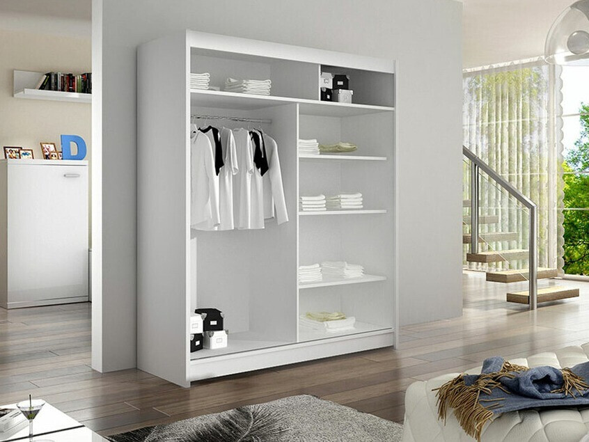 Armario Closico 149 (Negro + Roble Artisan)