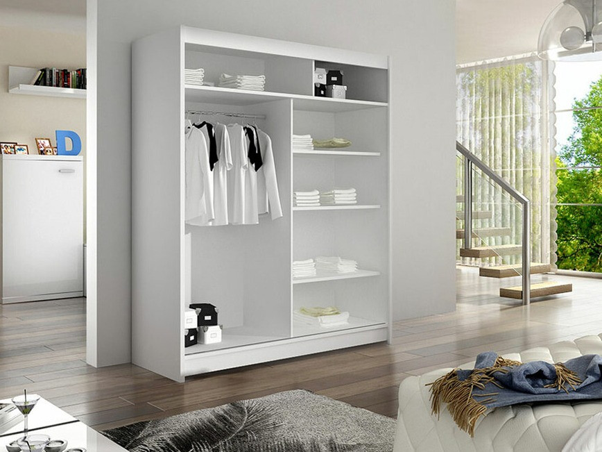 Armario Closico 149 (Negro + Roble Artisan)