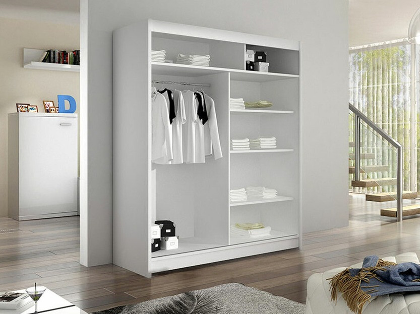 Armario Closico 151 (Negro + Roble Artisan)