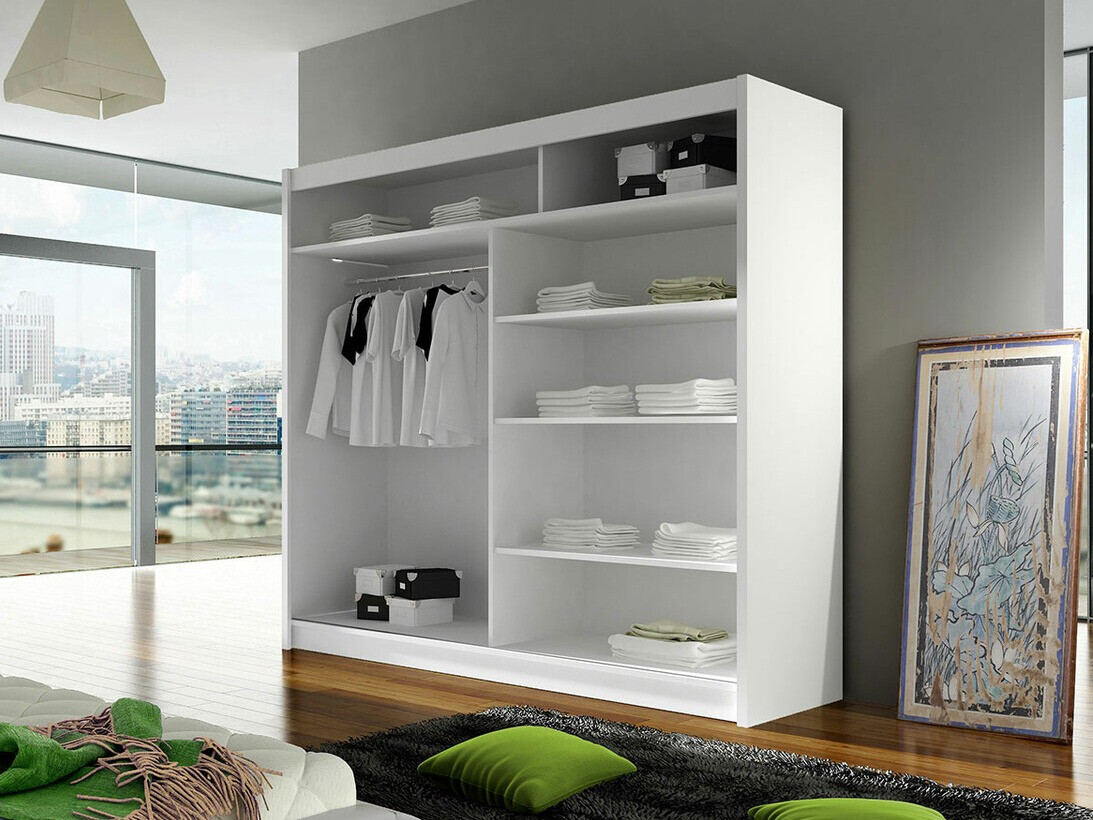 Armario Closico 153 (Blanco + Roble Artisan)