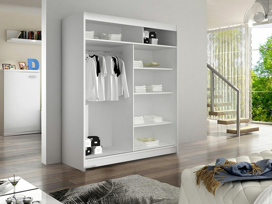 Armario Closico Salvor II (Negro + Roble Artisan)