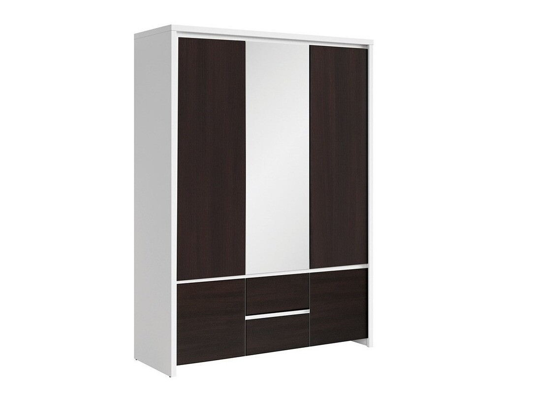 Armario Nolroma 118 (Blanco + Wengué)