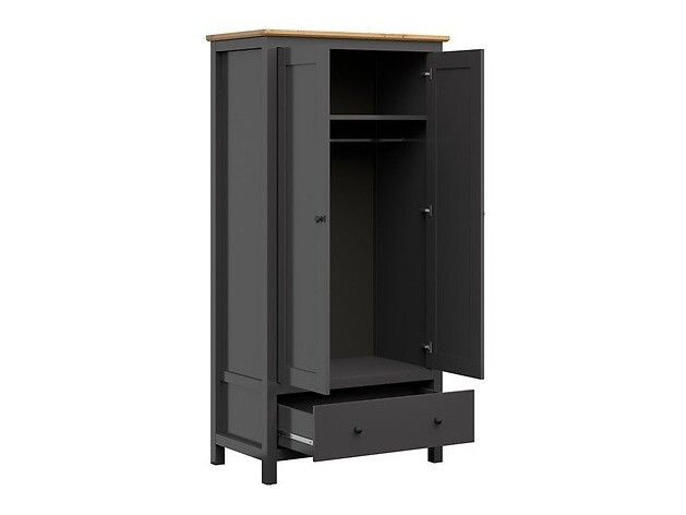 Armario Sordoro 119 (Grafito + Roble Artisan)