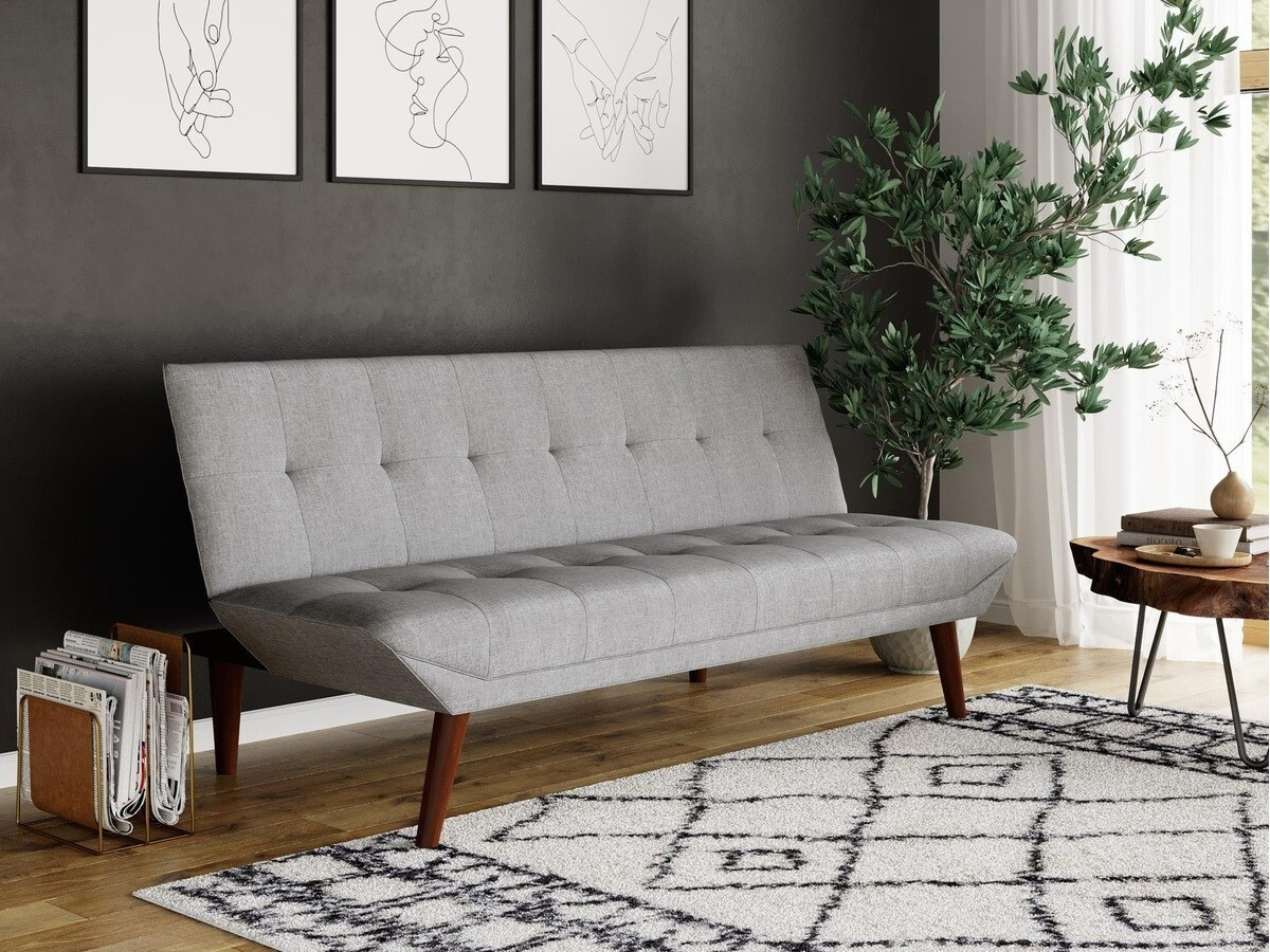 Sofá-cama Tulsa 138 (Gris claro)