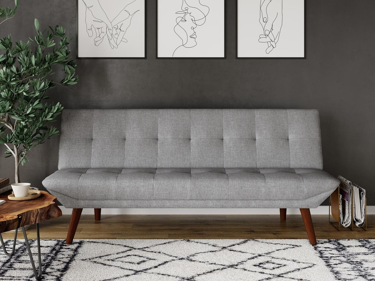 Sofá-cama Tulsa 138 (Gris claro)