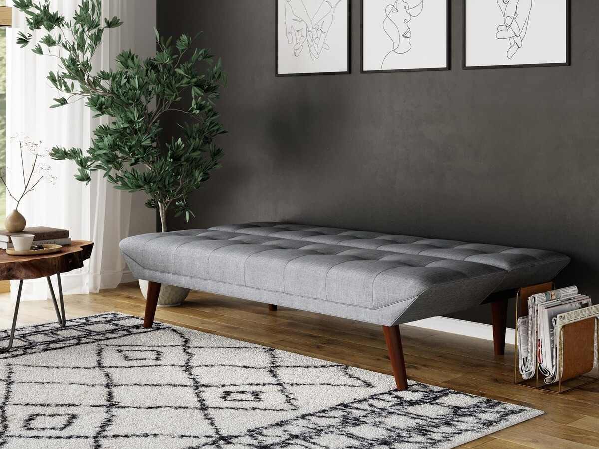 Sofá-cama Tulsa 138 (Gris claro)