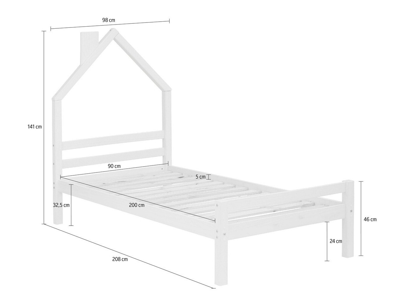 Cama Ruvfiva 110 (Gris)