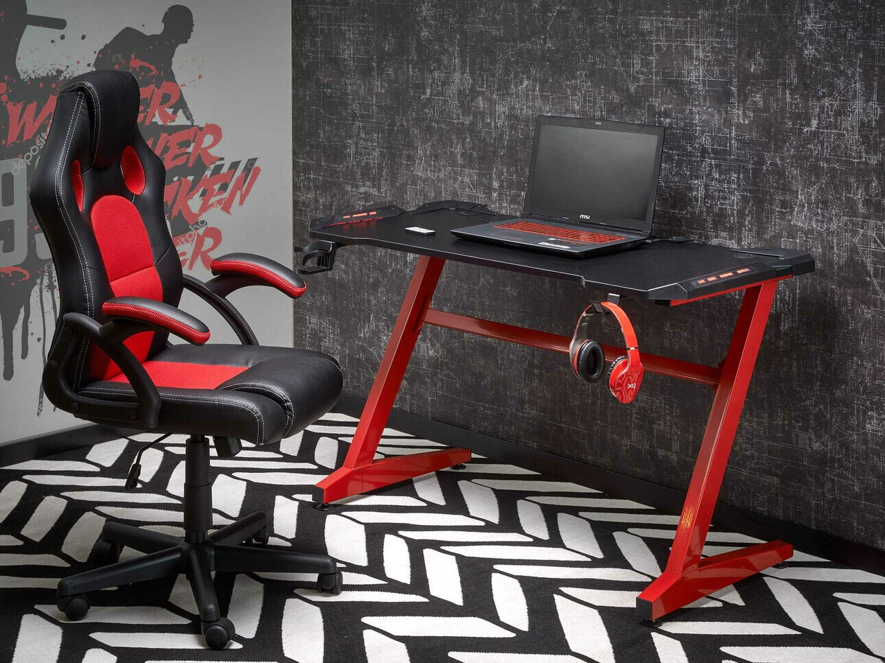 Escritorio gaming Houston 1254