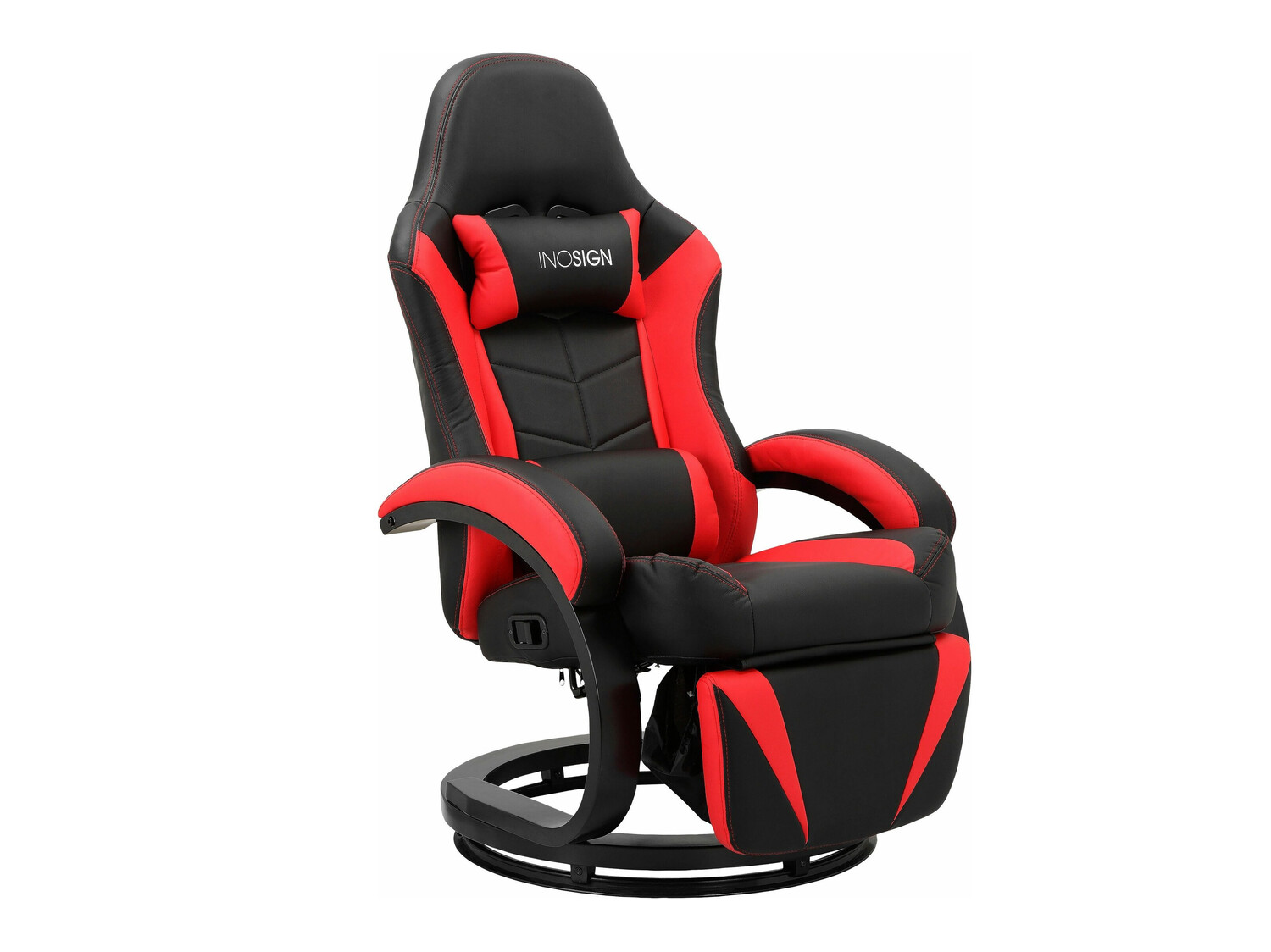 Silla de juego Denton 586 (Negro + Rojo)
