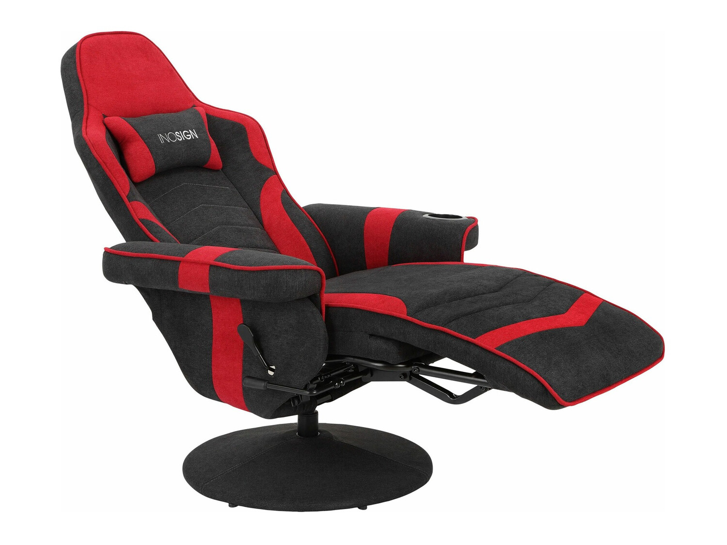 Silla de juego Denton 587 (Negro + Rojo)