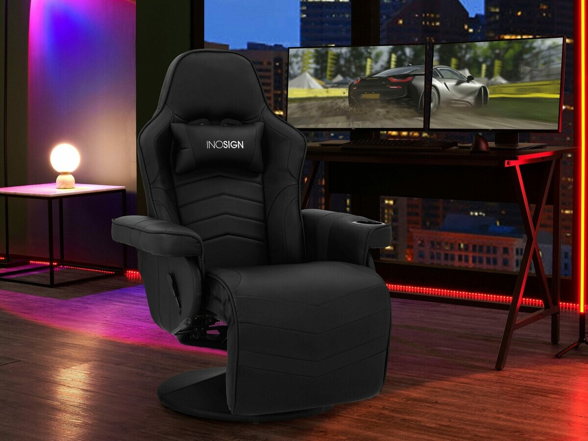 Silla de juego Denton 587 (Negro)