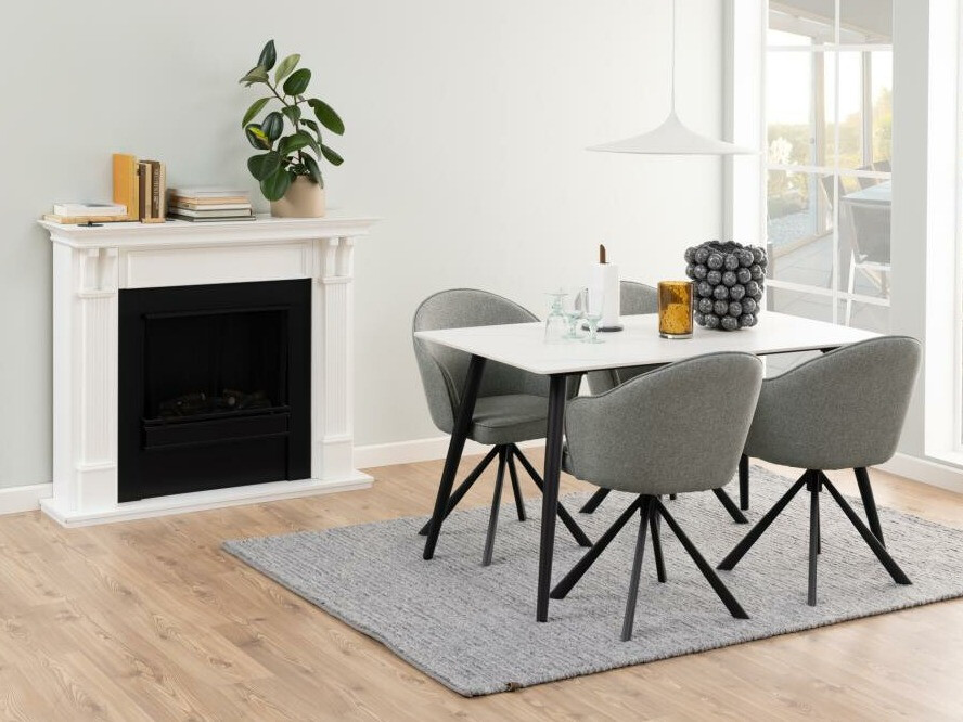 Mesa Norsica 588 (Mármol blanco)