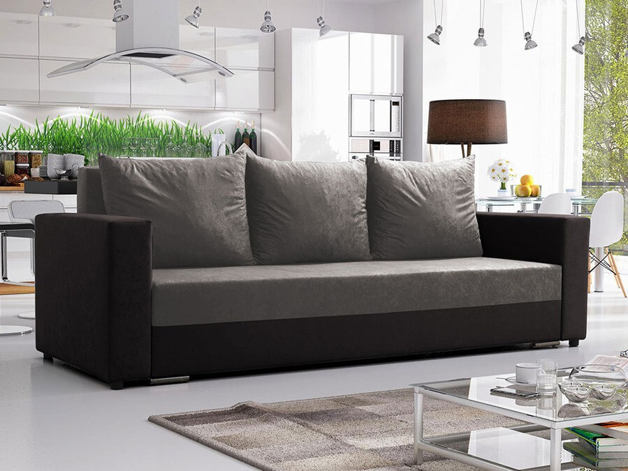 Sofá cama Muncie 104 (Mikrofaza 0015 + Mikrofaza 0027)