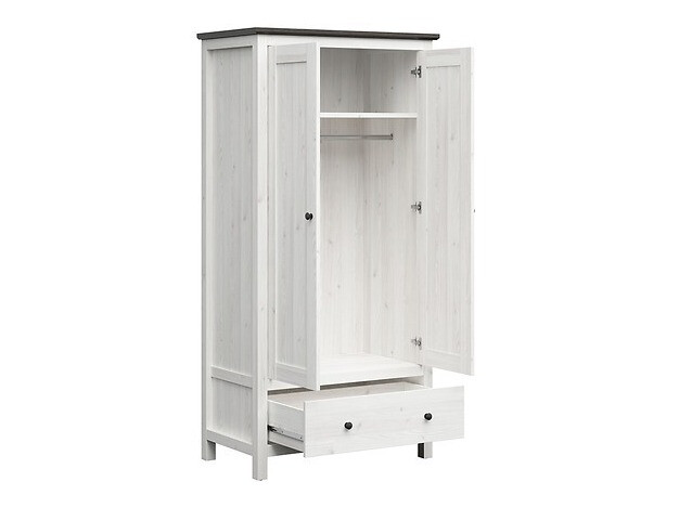 Conjunto de dormitorio Sordoro 123 (Cebolla de alerce + Pino larico)