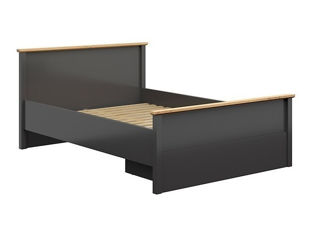 Conjunto de dormitorio Sordoro 123 (Grafito + Roble Artisan)