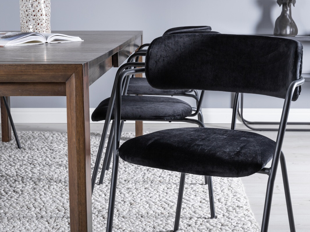 Conjunto de mesas y sillas para comedor Dallas 2055 (Roble oscuro)
