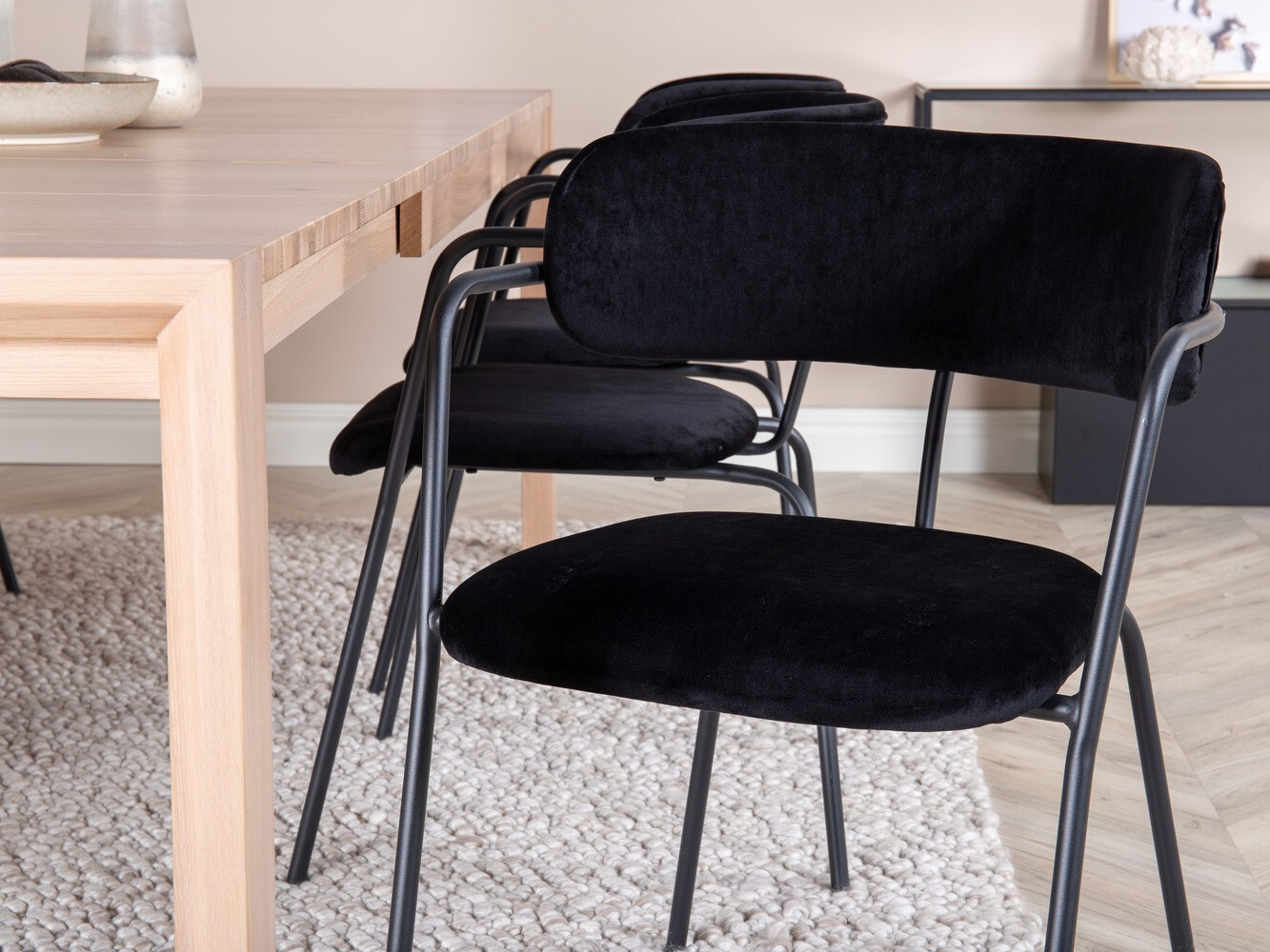 Conjunto de mesas y sillas para comedor Dallas 2055 (Roble)