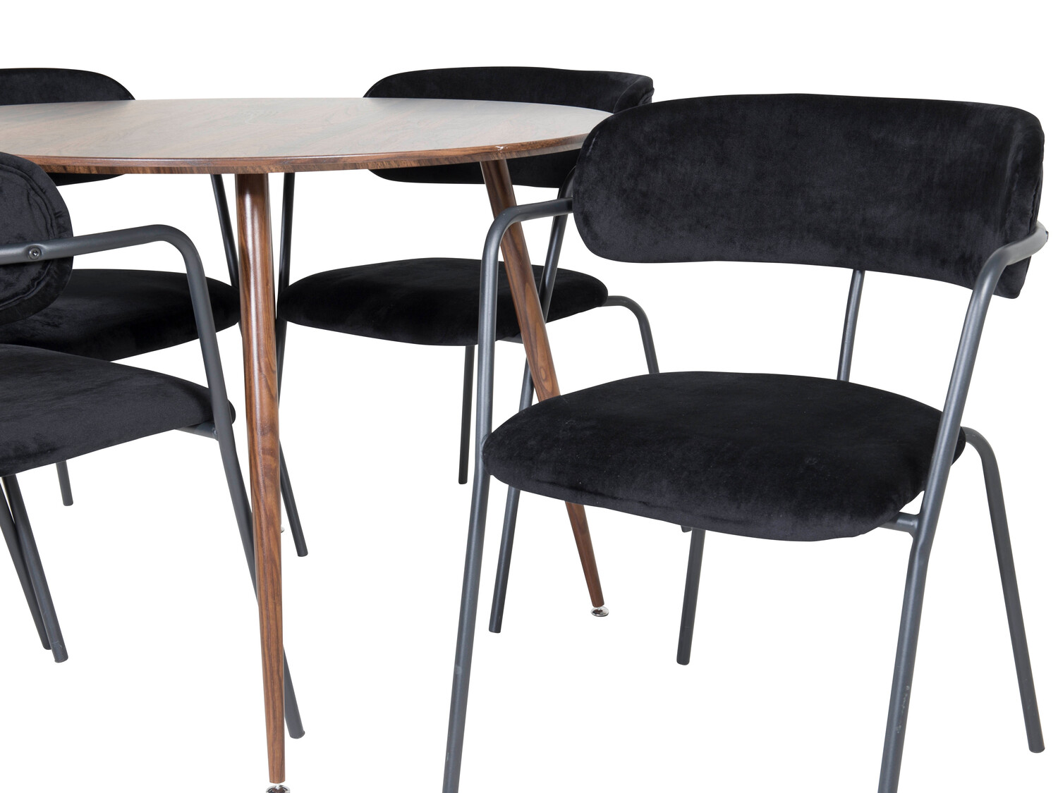 Conjunto de mesas y sillas para comedor Dallas 285 (Nuez)