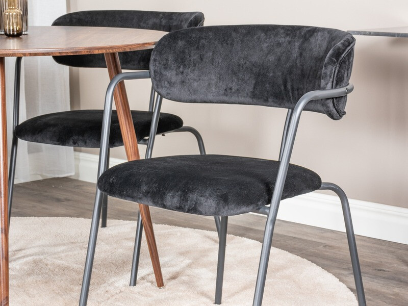 Conjunto de mesas y sillas para comedor Dallas 285 (Nuez)