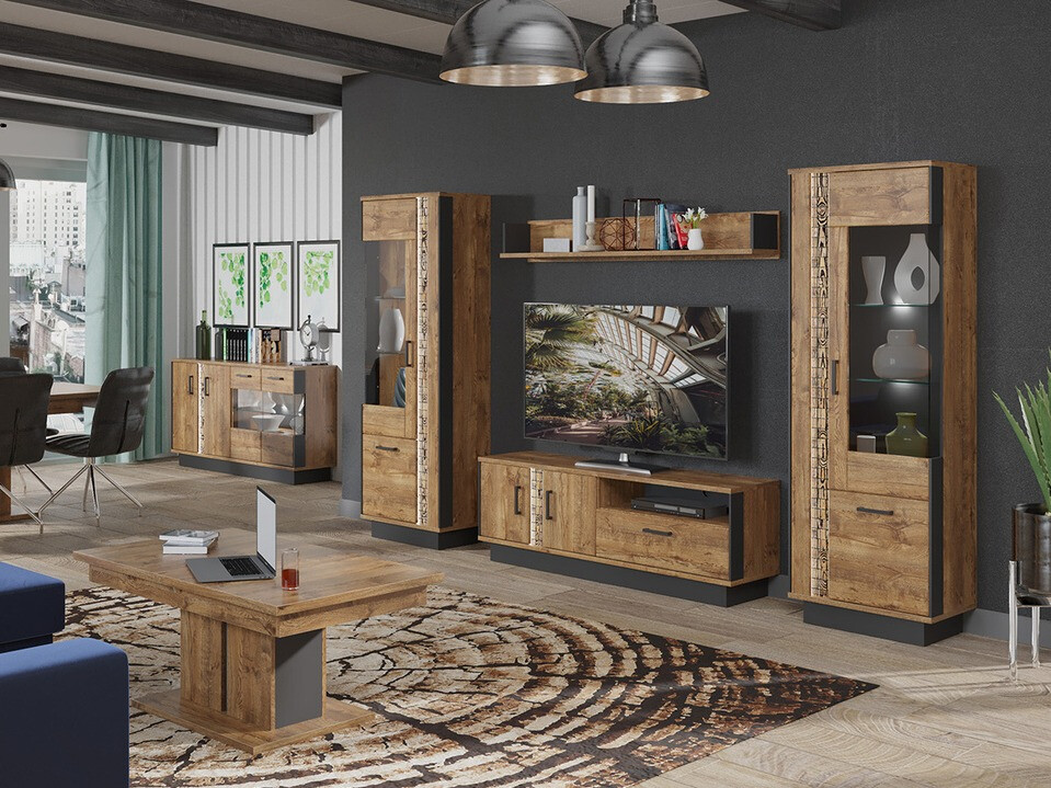 Estantería de pared Dunvelo 108