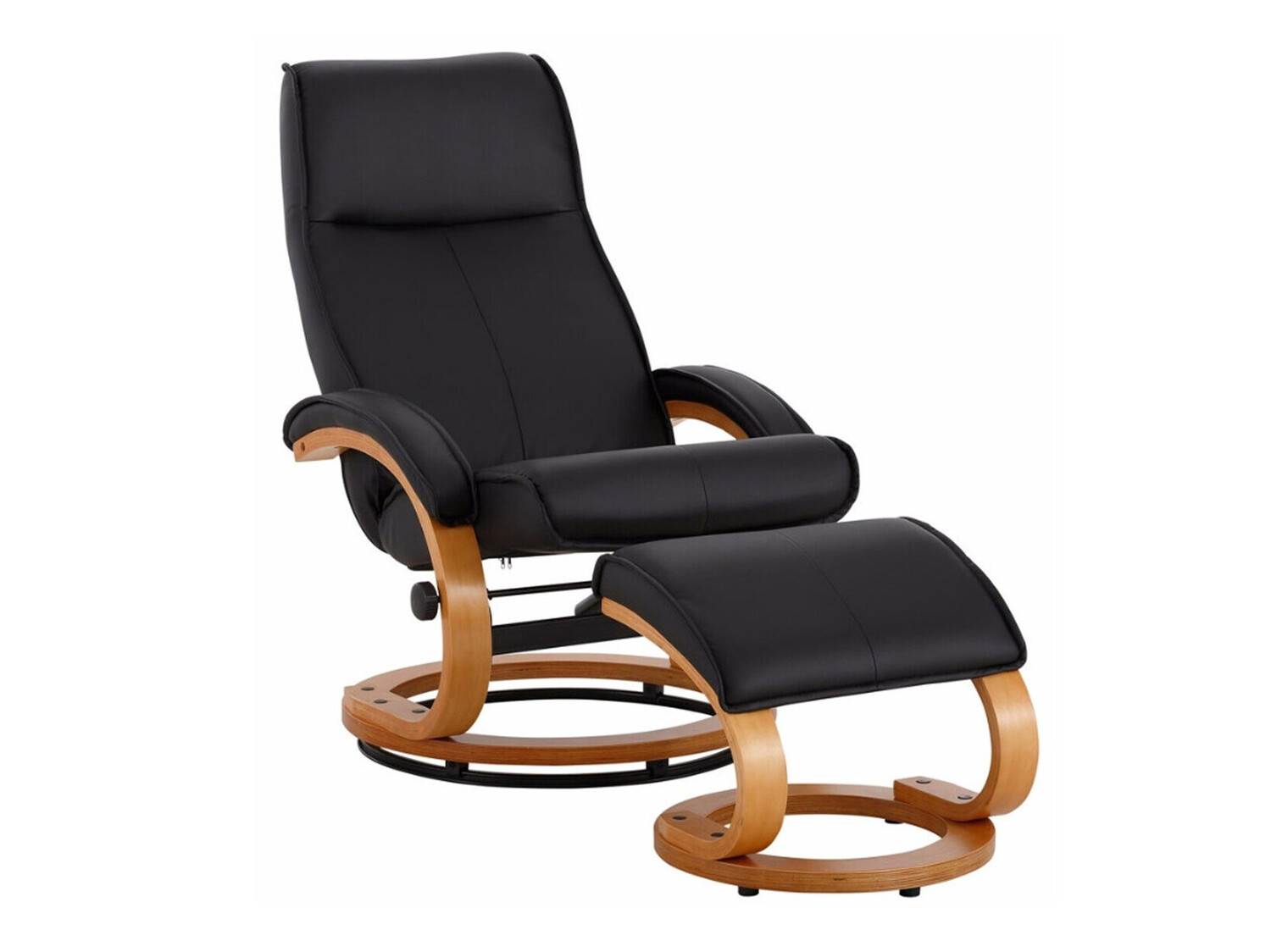 Sillón Denton 195 (Negro + Marrón)