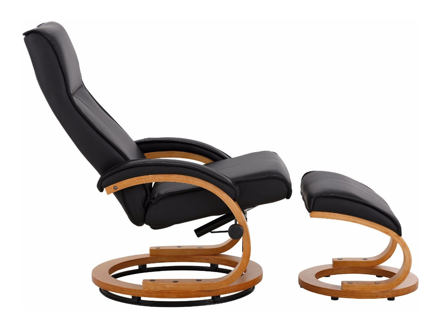 Sillón Denton 195 (Negro + Marrón)