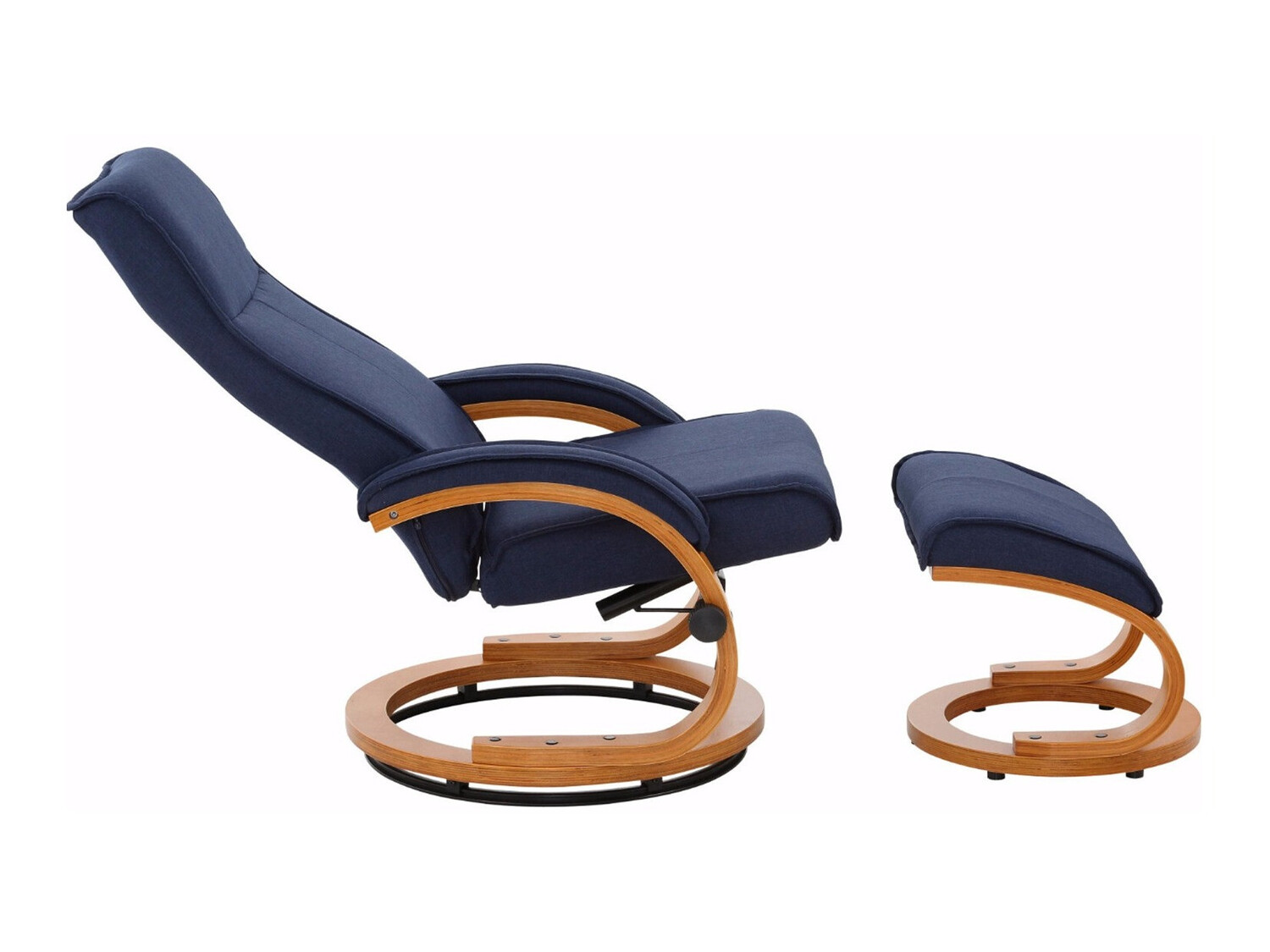 Sillón Denton 197 (Marrón + Azul oscuro)