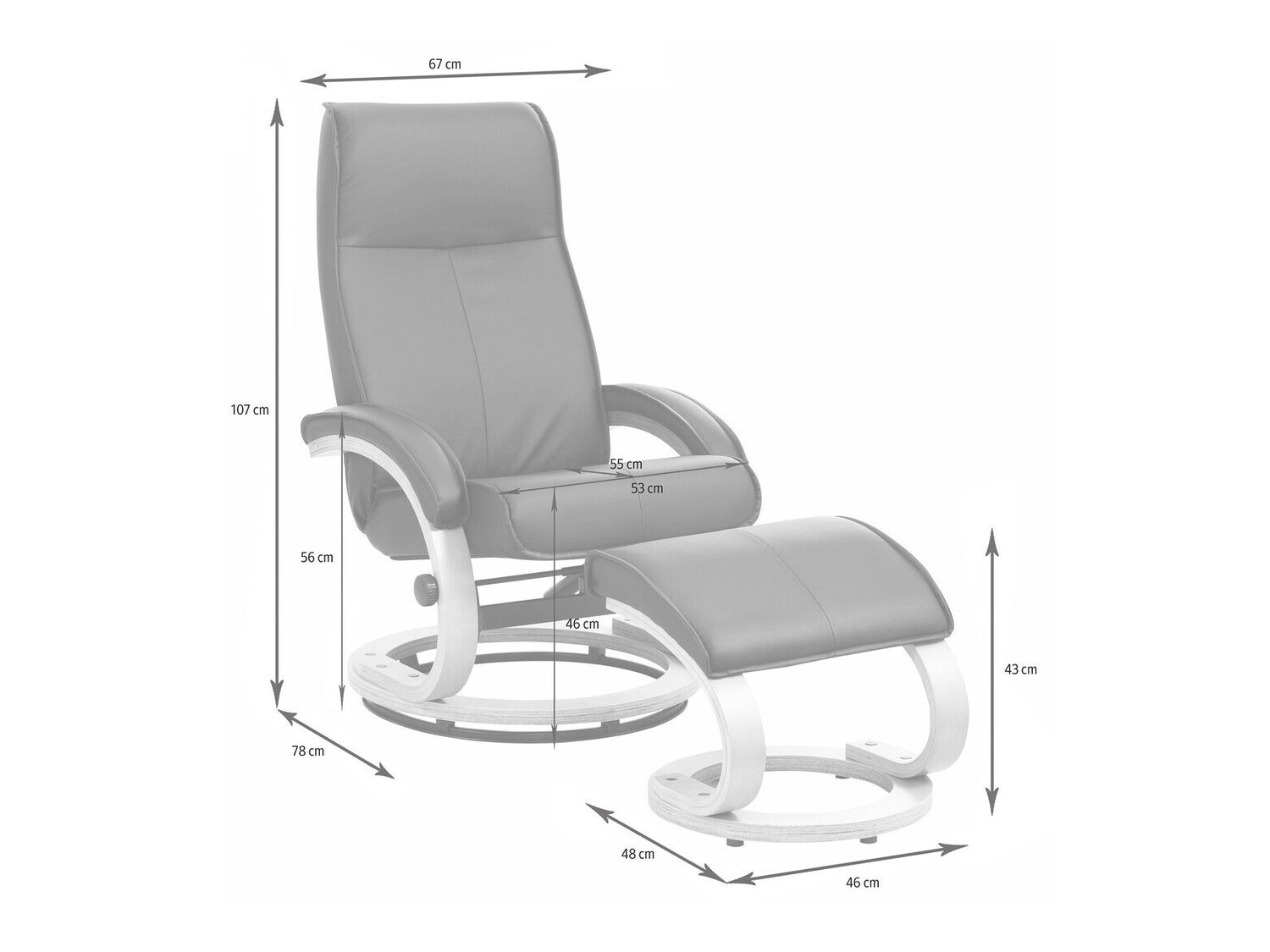 Sillón Denton 197 (Marrón + Azul oscuro)