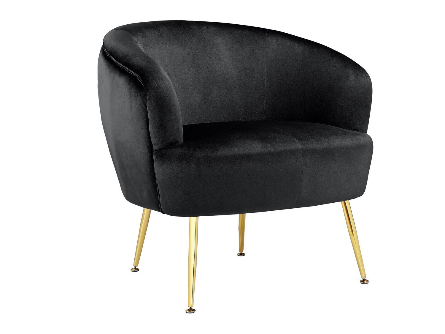 Sillón Denton 232 (Negro + Dorado)