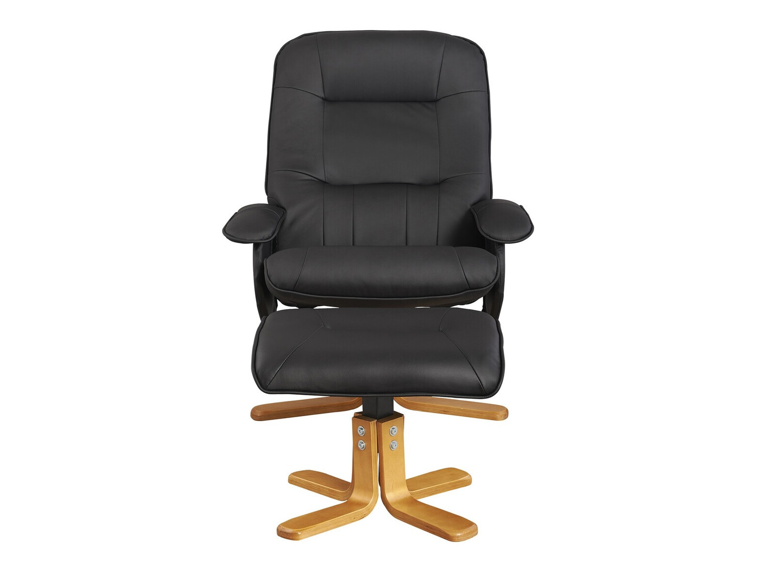 Sillón Denton 293 (Negro + Luminoso madera)