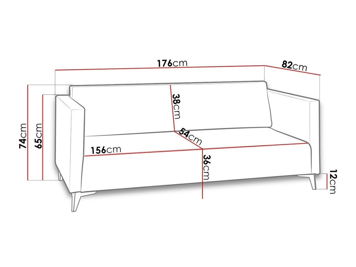 Sofá Virmore 100 (Solo 251)