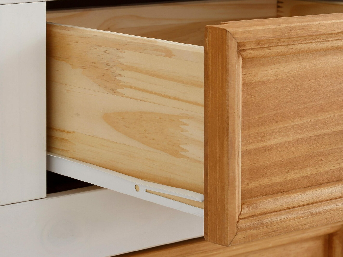 Cómoda Tolelio 100 (Blanco + Pino)