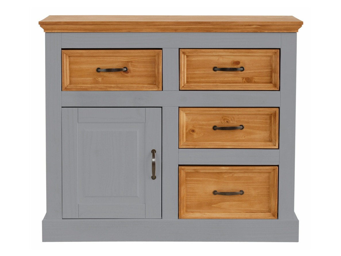 Cómoda Tolelio 100 (Gris + Pino)