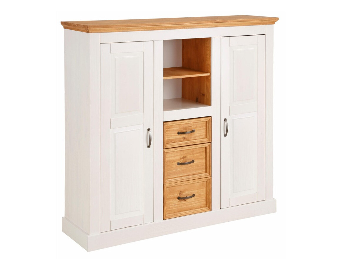 Cómoda Tolelio 104 (Blanco + Pino)