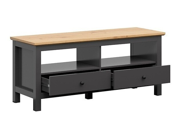 Conjunto de salón Sordoro 125 (Grafito + Roble Artisan)